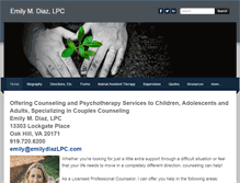 Tablet Screenshot of diazcounseling.com